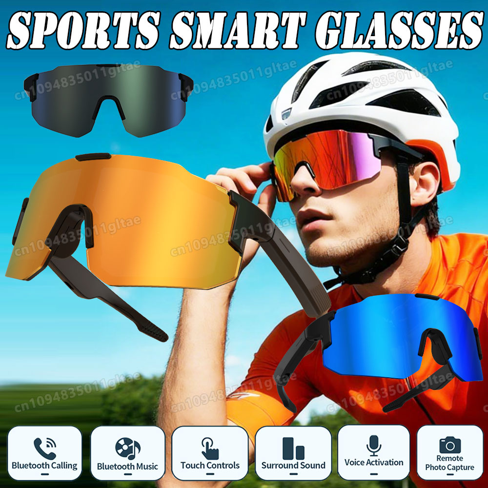 Audio Music For Video - Cycling Smart Glasses Camera Bluetooth Call