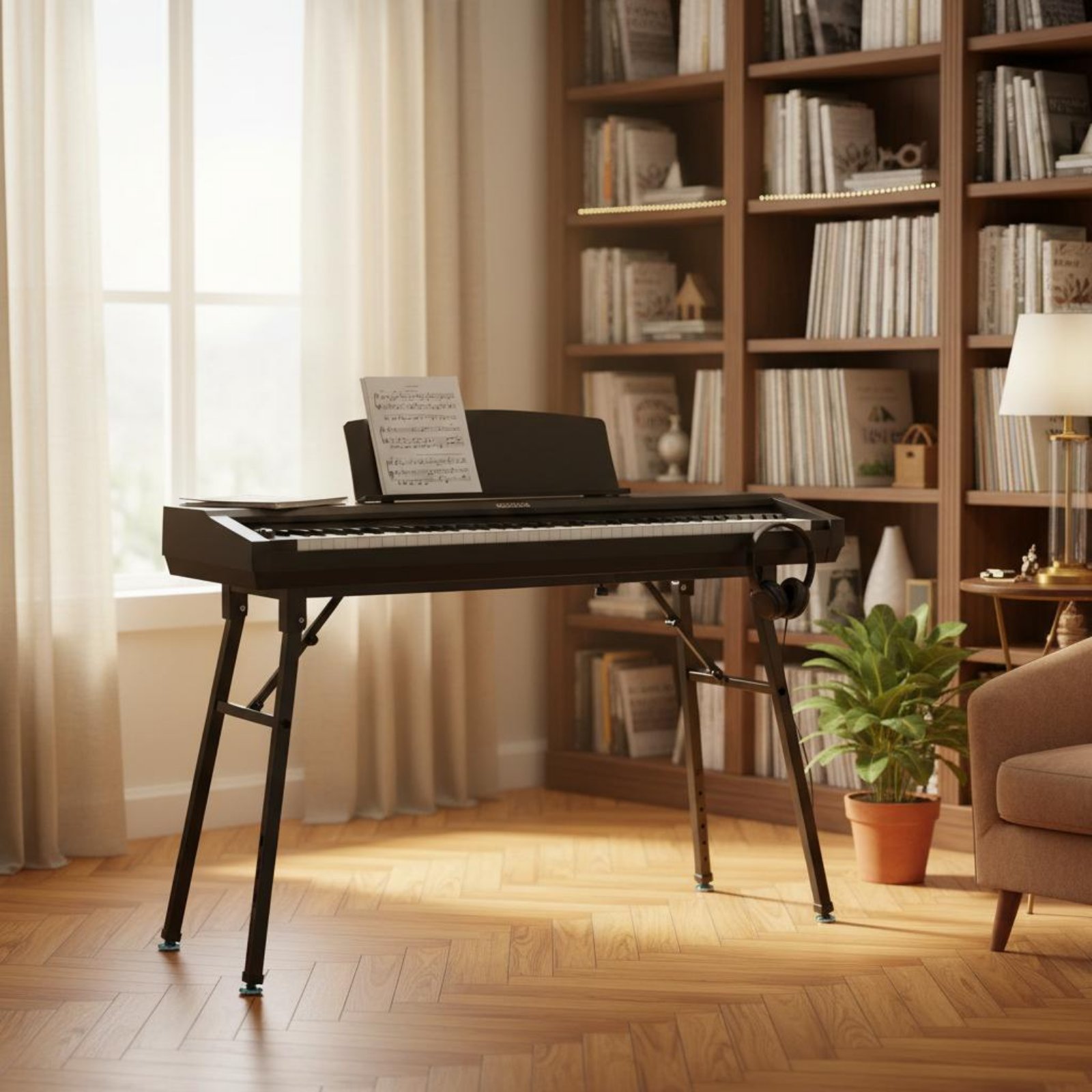Folding Keyboard Stand Portabl - đánh giá và giá Music Stand Folding