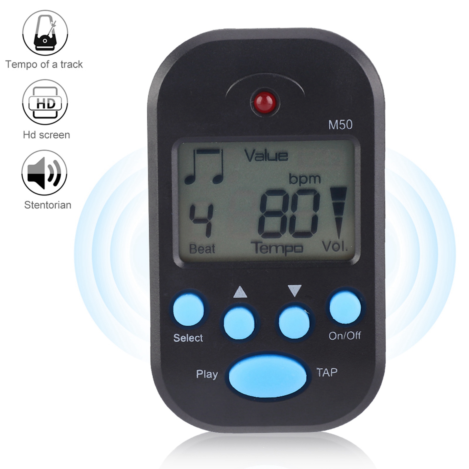 Mini Metronome Professional Cl - đánh giá và giá Metronome Digital