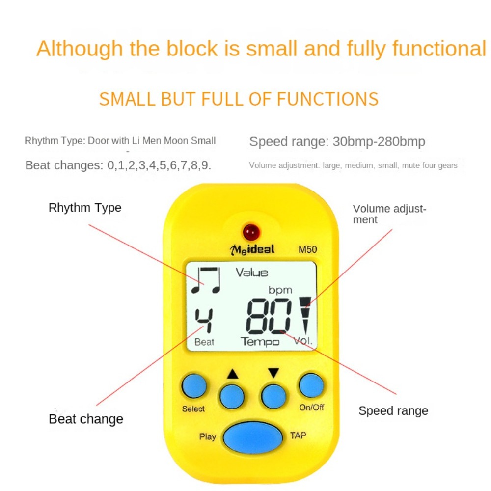 LCD Mini Metronome Professiona - đánh giá và giá Metronome Digital