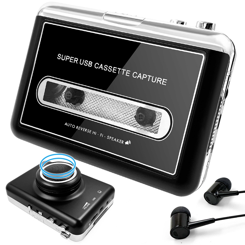Portable Stereo USB Cassette P - đánh giá và giá Audio Music Converter To Mp3