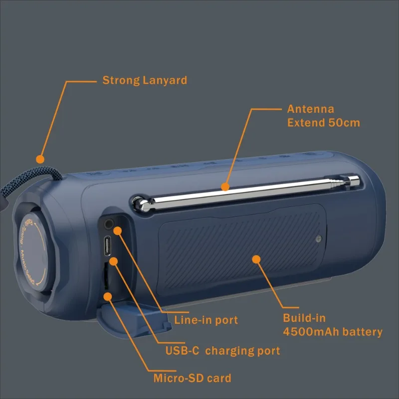 Multi-function Radio Portable  - đánh giá và giá Audio Music Spotify