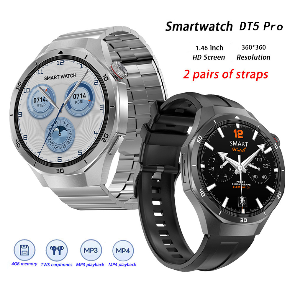 DT5 Pro Smart Watch for Men Wo - đánh giá và giá Metronome Digital