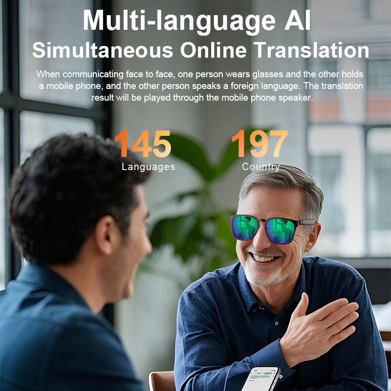 Ai smart bluetooth glasses off - đánh giá và giá Audio Music For Video
