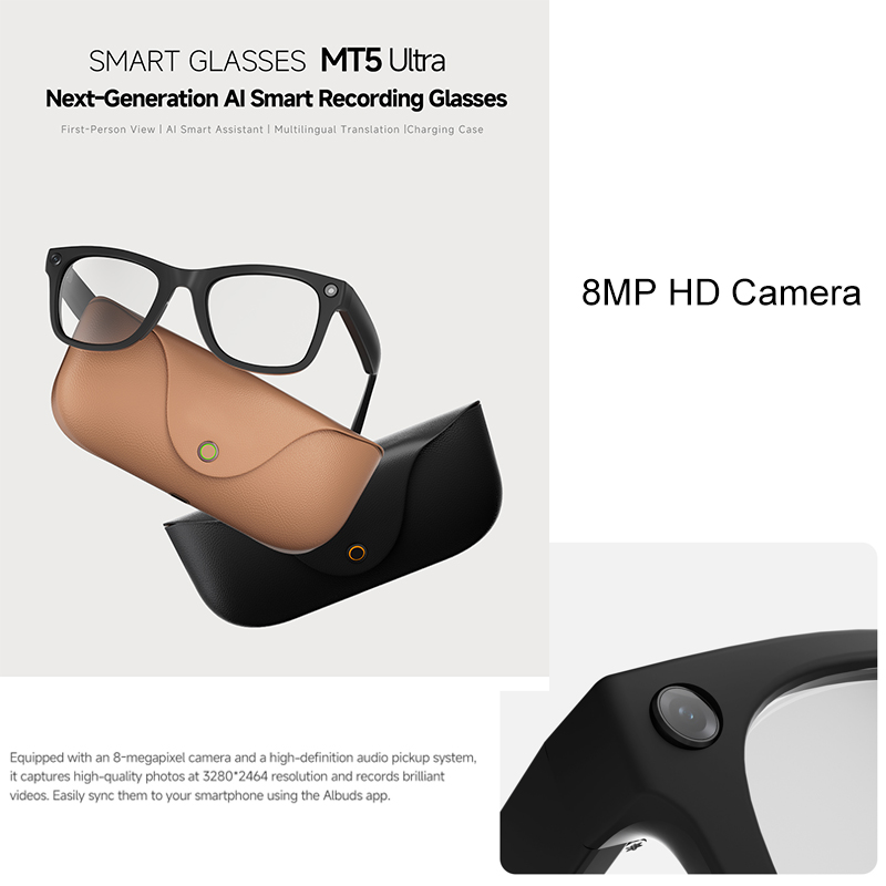2026 AI smart Glasses HD 800W  - đánh giá và giá Audio Music For Video
