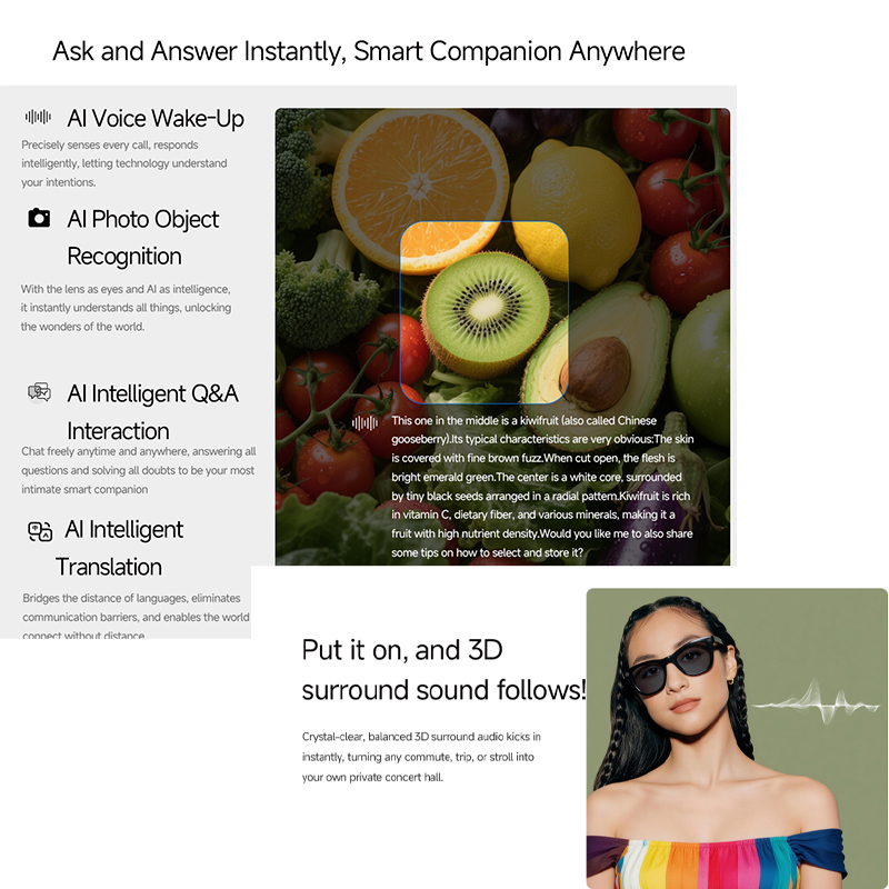 2026 AI smart Glasses HD 800W  - đánh giá và giá Audio Music For Video