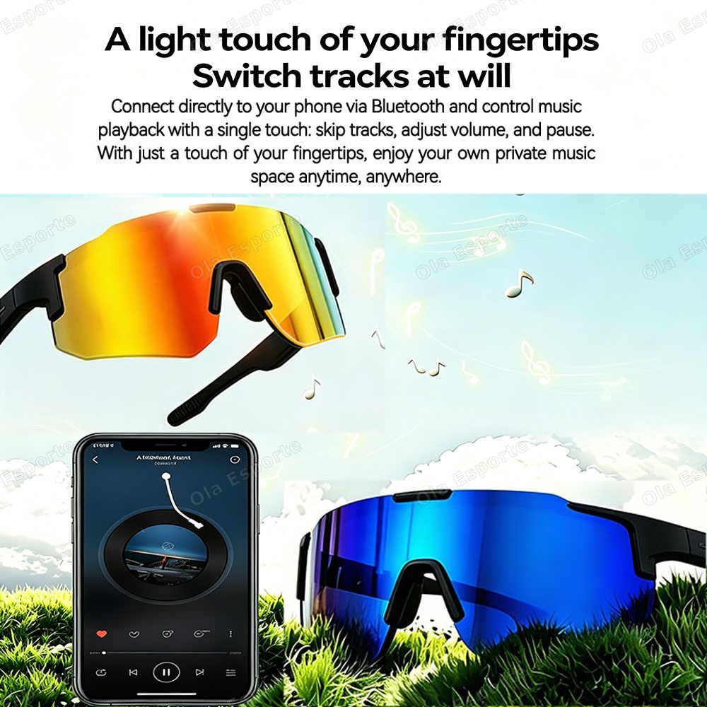 Cycling Smart Glasses Camera B - đánh giá và giá Audio Music For Video
