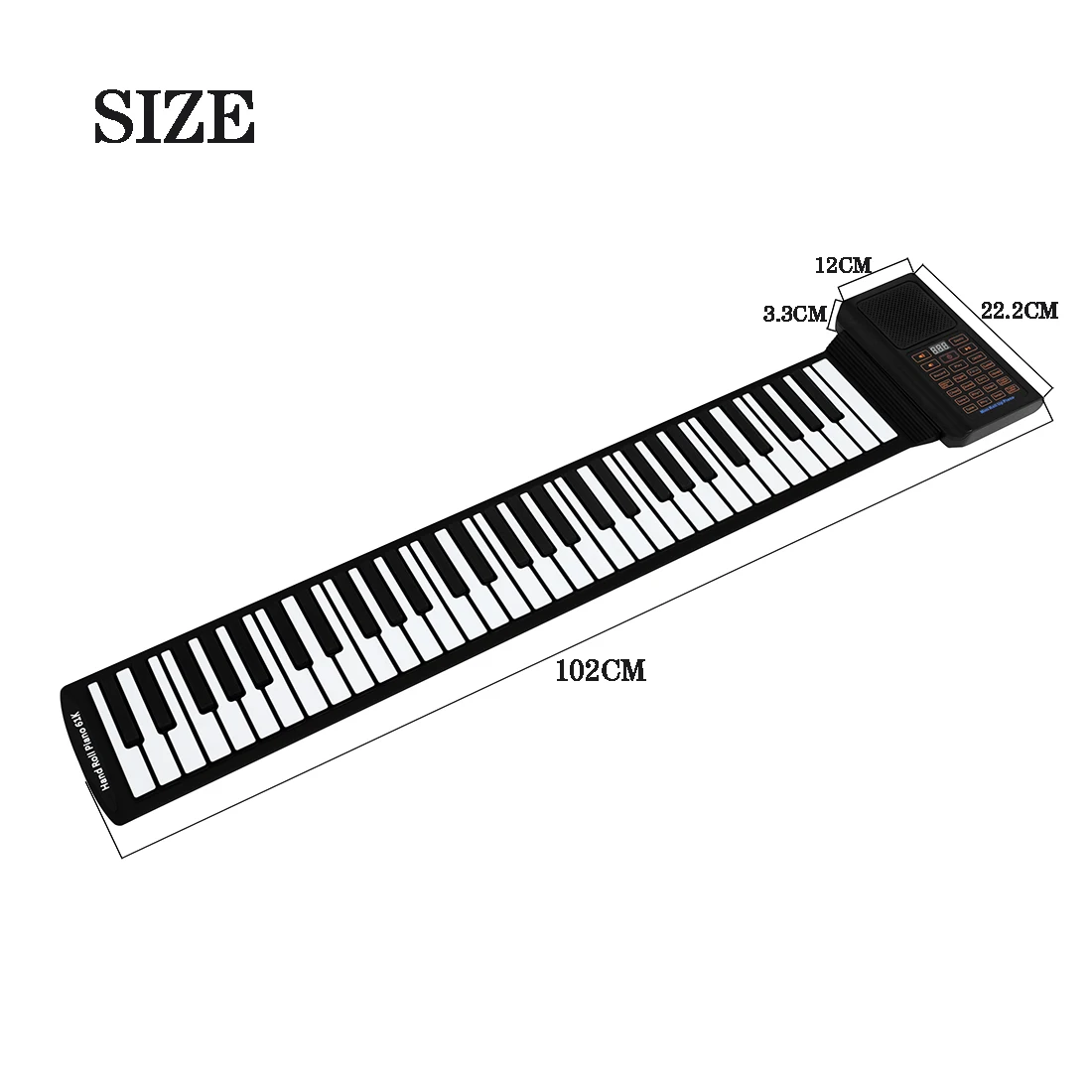 61 Keys Mini Roll Up Piano Sil - đánh giá và giá Keyboard Piano 61 Key
