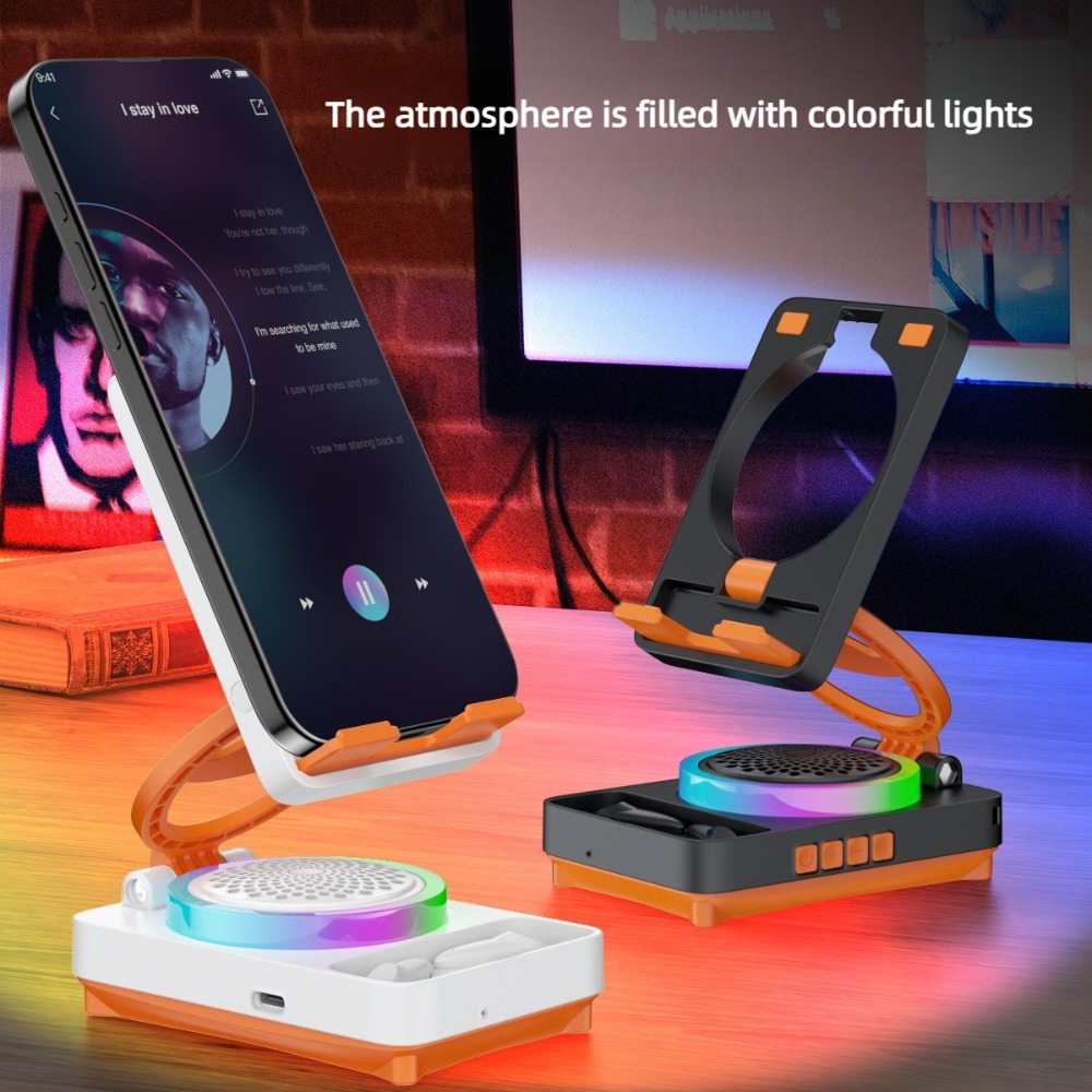 3‑In‑1 Foldable Phone Stand Wi - đánh giá và giá Audio Music Spotify
