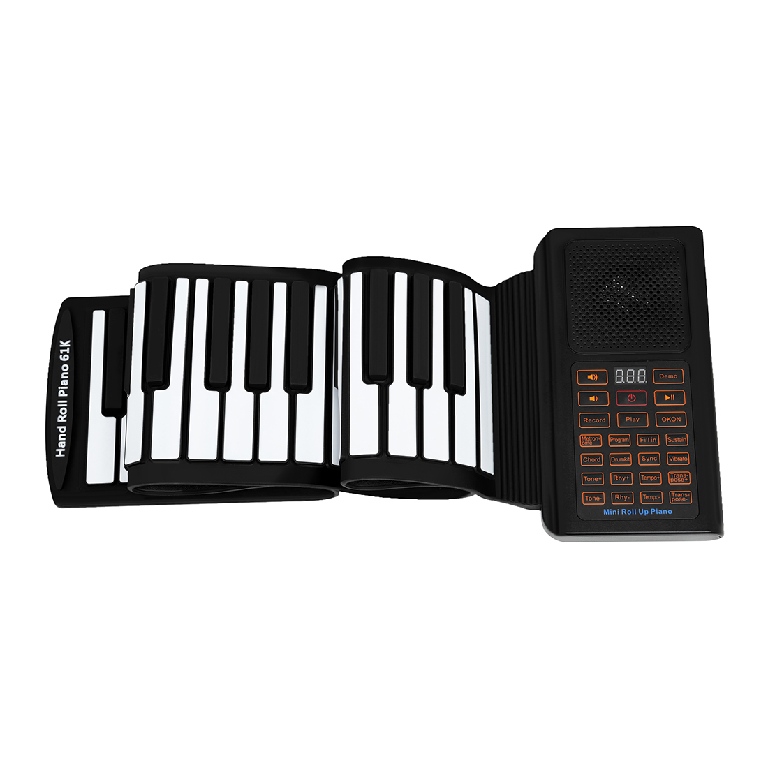 Hot Sale Foldable Silicone Por - đánh giá và giá Keyboard Piano 61 Key