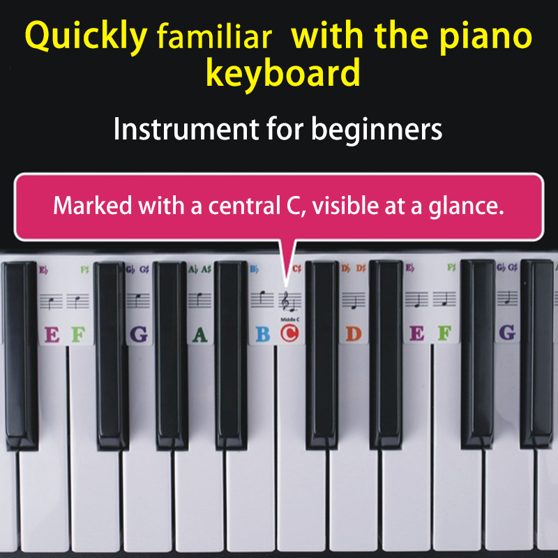 Piano Notes Guide for Beginner - đánh giá và giá Keyboard Piano 61 Key