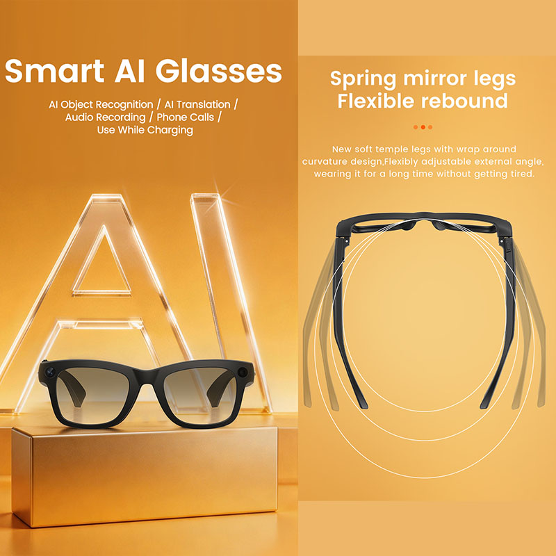 AI Smart Glasses 800W Camera A - đánh giá và giá Audio Music For Video
