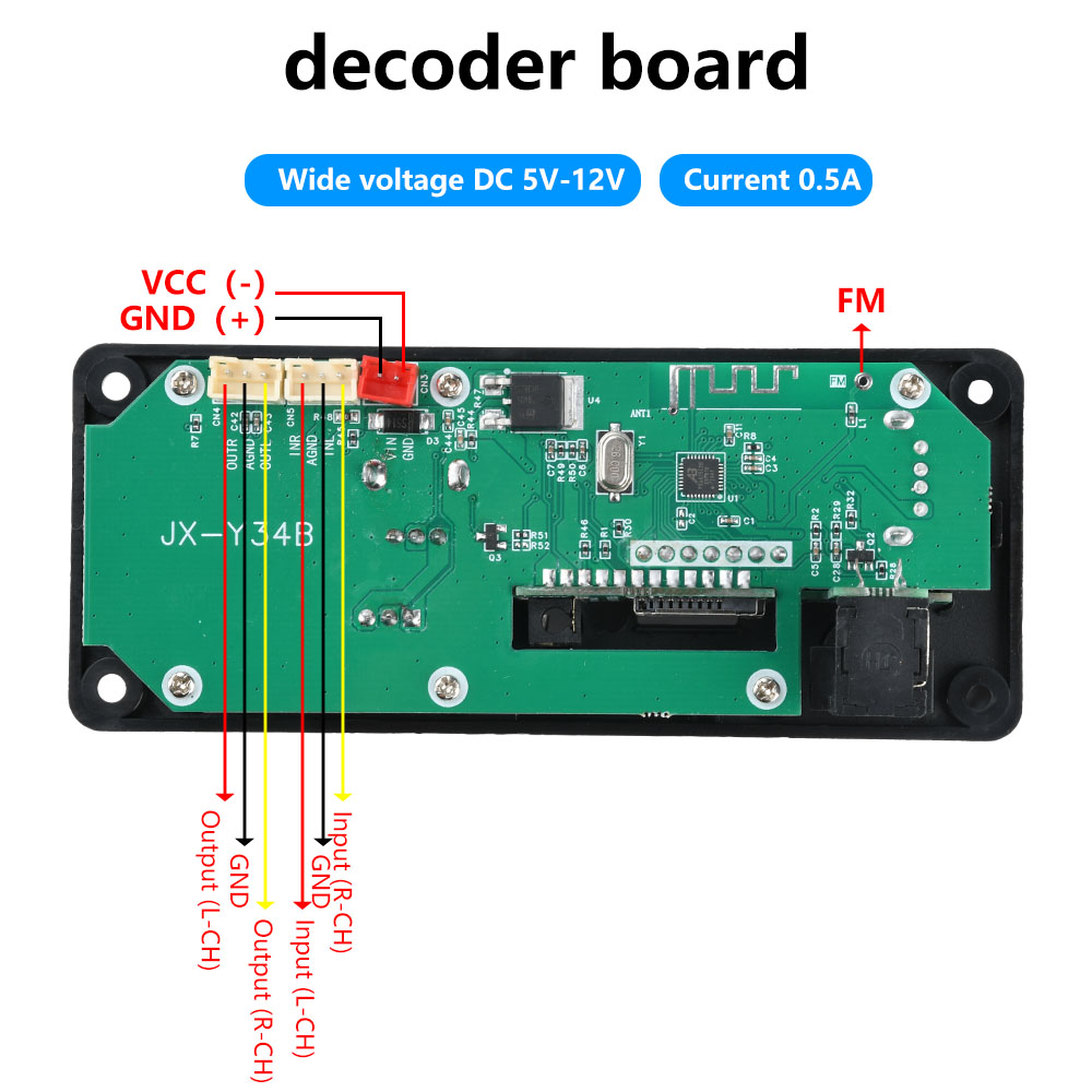 DC 5-12V MP3 Audio Decoder Mod - đánh giá và giá Audio Music Converter To Mp3