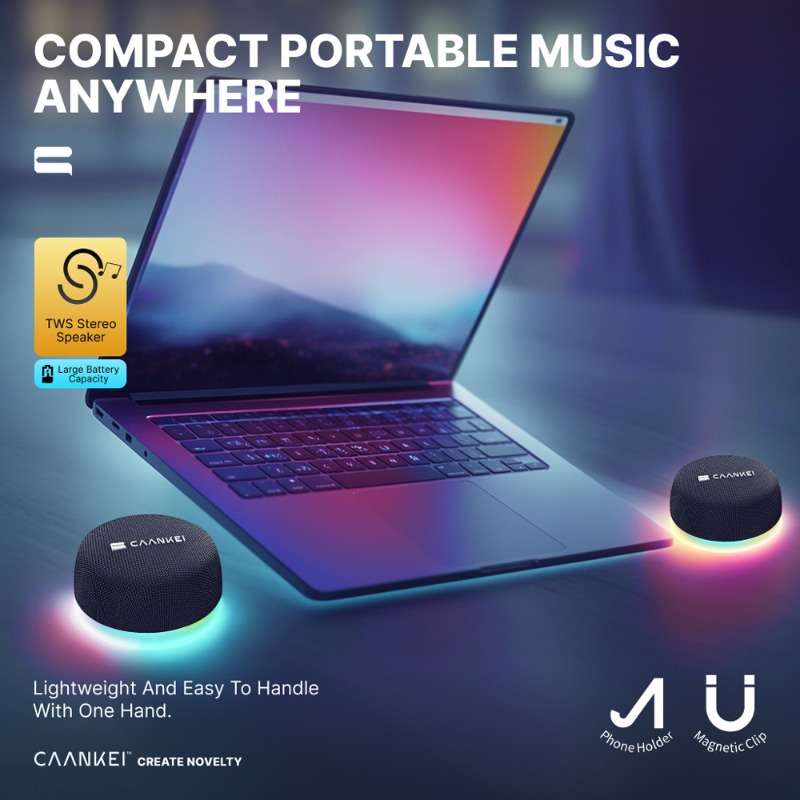 Magnetic Bluetooth Speaker wit - đánh giá và giá Audio Music Spotify